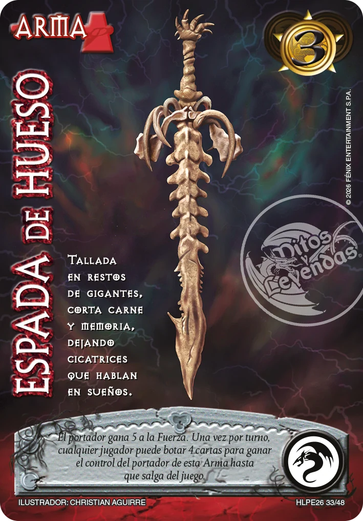 Espada de Hueso (HLPE26 - Abismo)
