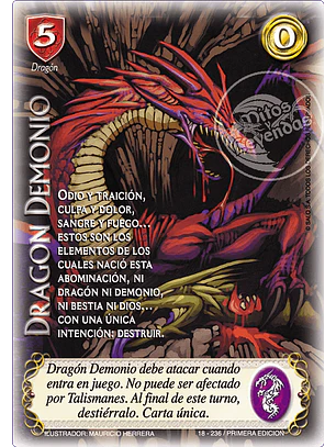 Dragón Demonio (Clásico ESPS - Real)