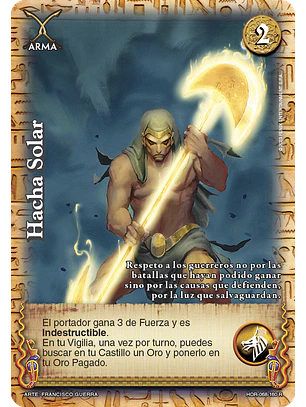 Hacha Solar (La Venganza de Horus - Real)