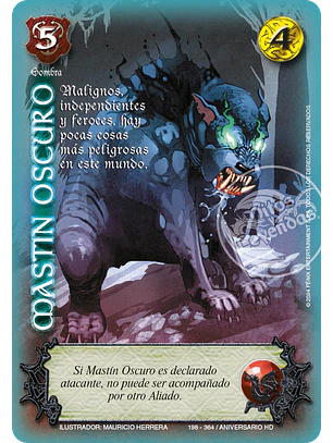 Mastin Oscuro (HD Aniversario - Cortesana)
