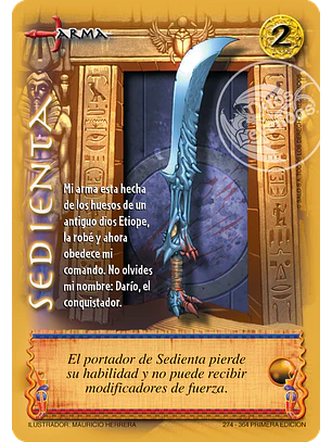Sedienta (Clásico ENCRU - Real)