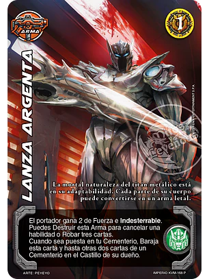 Lanza Argenta (Kit Metalfmorfo)