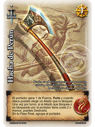 Hacha de Perún (Bestiarium - VC Foil)
