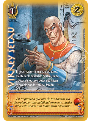 Virrey Setau (Aniversario de Ra - Cortesana)