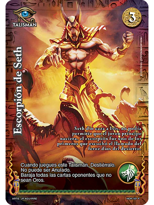 Escorpión de Seth (La Venganza de Horus - Promocional)
