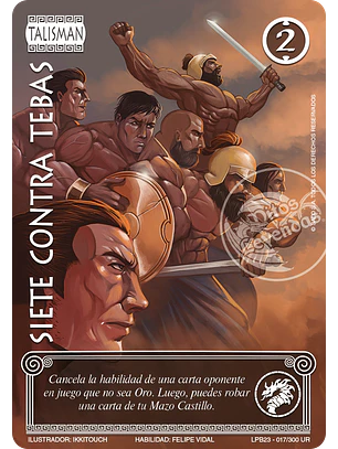 Siete contra Tebas (Leyendas PB 3.0 - UR)