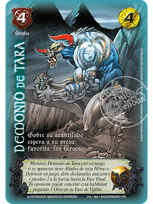 Demonio de Tara (HD Aniversario - Real)