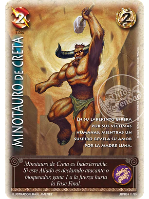Minotauro de Creta (LBPB24 - Arte Alternativo)