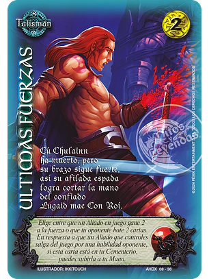Ultimas fuerzas (AHDX - Muerte de Cúchulain)