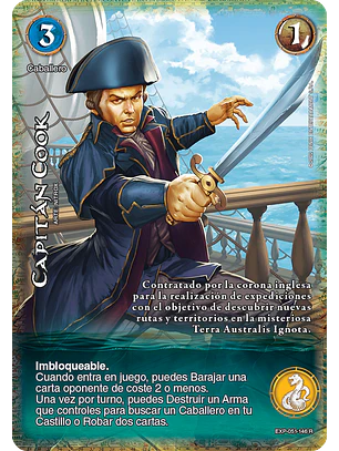Capitán cook (EXP - Real)