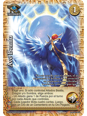 Ave Bennu (La Venganza de Horus - Real)