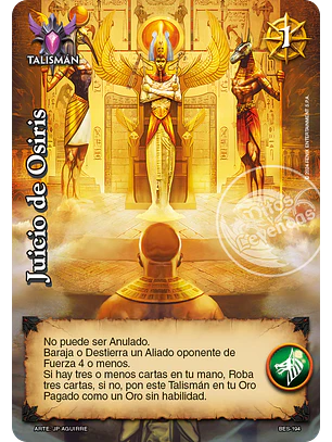 Juicio de Osiris (Bestiarium - Promocional)