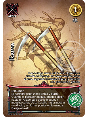 Kama (Esp.Samurai - Promocional)