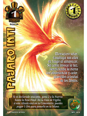 Pajaro Inti (MP1 - Promocional)