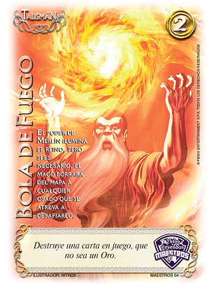 Bola de Fuego (Arte Alternativo) (Torneo Maestros Espada Sagrada)