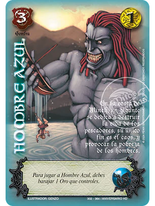 Hombre Azul  (HD Aniversario - Vasalla)