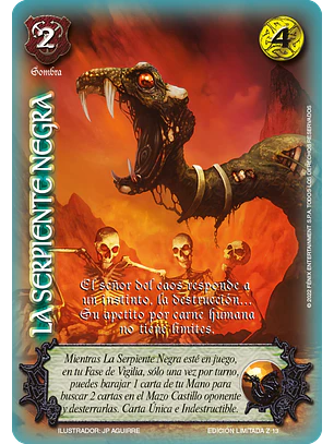 La Serpiente Negra (Kit Zombies)
