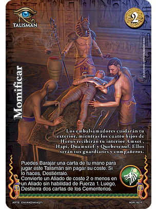 Momificar (La Venganza de Horus - Promocional)
