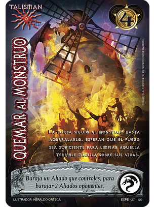 Quemar al Monstruo (EXT22 - Mundo Gótico)