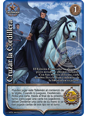 Cruzar la cordillera (LTD - Reales)