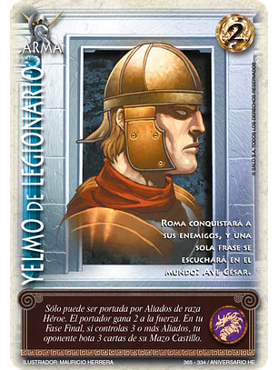 Yelmo de Legionario (Relatos de Helénica – Rework)