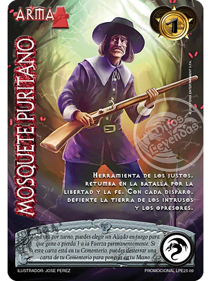 Mosquete Puritano (LPE25 - Arte Alternativo)