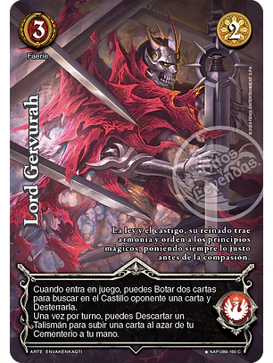 Lord Gervurah (Napoleón - VC Foil)