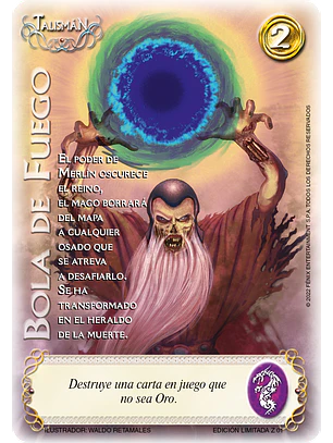Bola De Fuego (Kit Zombies)