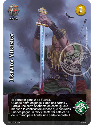 Espada Vikinga (TK25 - Cenizas de Fuego)