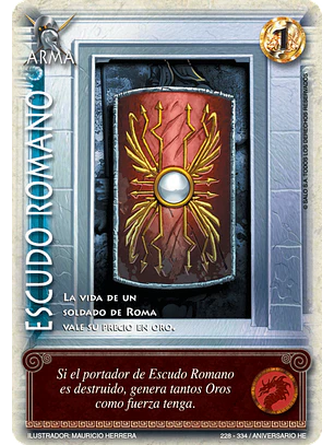 Escudo Romano (HELENICA ANIV - Cortesana)
