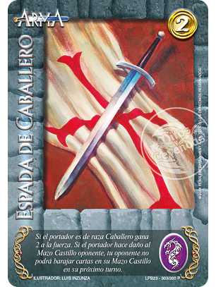 Espada de Caballero (Kit de Batalla LPB3.0 - Orden)