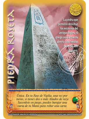 Piedra Roseta (Aniversario de Ra - Vasalla)