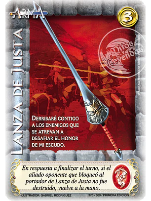 Lanza de Justa (Clásico CRU - Cortesana)