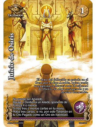 Juicio de Osiris (Secreta)