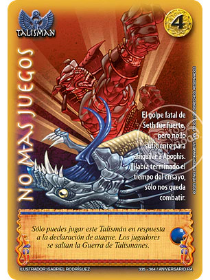 No mas juegos (Aniversario de Ra - Vasalla)