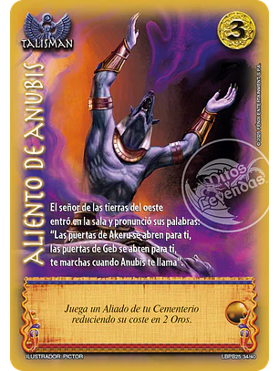 Aliento De Anubis (LBPB25 - Arte Alternativo)
