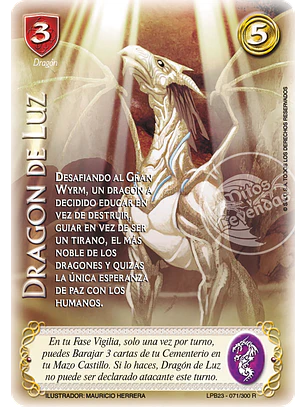 Dragón de Luz (Leyendas PB 3.0 – Reales)