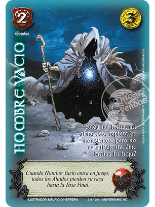 Hombre Vacío (HD Aniversario - Cortesana)