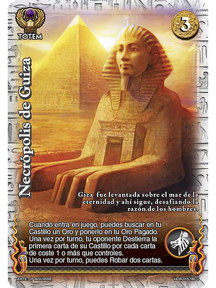 Necrópolis de Guiza (La Venganza de Horus - UR)