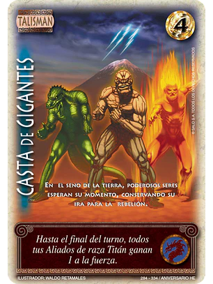 Casta de Gigantes (HELENICA ANIV - Vasalla)