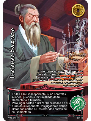 Incienso Sagrado (Esp.Samurai - Promocional)