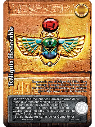 Reliquia Honorable (Kit Racial 2024)
