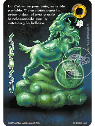 Cabra (Xinnian 3 - Año del caballo)