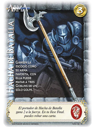 Hacha de Batalla (TKPB23 - Fe Sin Limite)