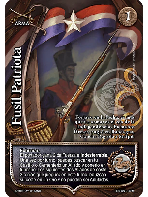 Fusil patriota (LTD - Mega Real)