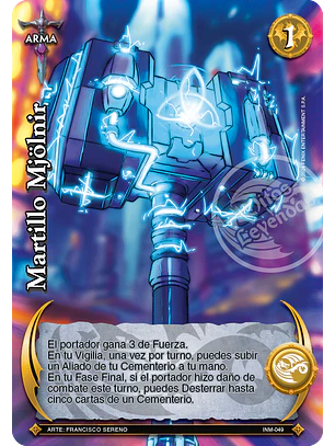 Martillo Mjölnir (Colección Inmortal)