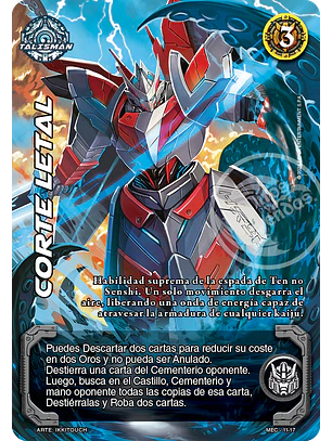 Corte Letal (Escuadrón Mecha)