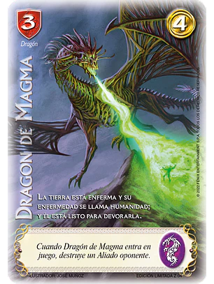 Dragon De Magma (Kit Zombies)