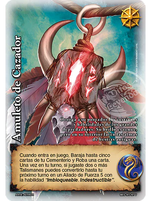 Amuleto de Cazador (Bestiarium - VC Foil)