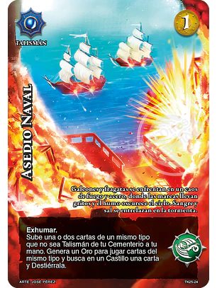Asedio Naval (TK25 - Cenizas de Fuego)